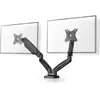 Image de Nedis Support d'écran de bureau Vérin à gaz 2 écran(s) 15 - 32 " 75x75 / 100x100 Vol (Tables, 32", 8 kg), Support de moniteur, Noir