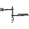 Image de Nedis Support d'écran de bureau Ordinateur portable 1 écran(s) 15 - 32 " 75x75 / 100x100 Int (Tables, 32", 8 kg), Support de moniteur, Noir