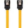 Image de Nedis Câble Sata Ccgb73250ye05 6gbps Sata 7 Broches Femelle Vers Femelle Nickelé Plat Pvc 0.5 M