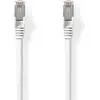 Image de Nedis Câble réseau Cat 8.1 S/FTP RJ45 mâle RJ45 mâle 15.0 m Rond LSZH / PVC Blanc (S/FTP, CAT8.1, 15 m), Câble réseau