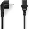 Image de Nedis CEGL10000BK50 electriciteitssnoer Zwart 5 m CEE7/7 C13 stekker