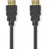 Image de Nedis Câble HDMI ultra haut débit - HDMI mâle - HDMI mâle - 8K@60Hz - 48 Gbps - 1.00 m - Ru (1 m), Câble vidéo, Noir