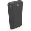 Image de Nedis PowerBank 10000 mAh 1.5 / 1.67 / 2.0 / 2.22 / 3.0 A Lithium-Polymeer (10000 mAh, 20 W, 37 Wh), Chargeur de secours, Noir