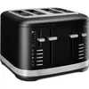 Image de KitchenAid 5KMT4109EBM Grille-pain manuel 4 tranches Noir mat, Grille-pain, Noir