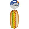 Image de 4x Duvoplus + + JEU LATEX HOT-DOG 16x7x6cm 11983 (Jouet à mâcher pour chiens), Jouets pour chien