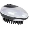 Image de Duvoplus Brosse de massage shampouineuse, 11.5x7.5x6 cm, noir (Chien), Équipement de toilettage