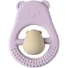 Image de Nattou, Anneau de dentition, Anneau de dentition mère silicone rose (3 Mois)