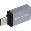 Image de XtremeMac USB type-C vers (USB-A), Adaptateur données + vidéo, Gris