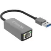 Image de XtremeMac USB-A to Ethernet Adapter (RJ45 (1x)), Adaptateur réseau, Gris, Argent