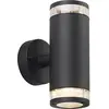Image de Nordlux, Éclairage d'extérieur, Applique murale Birk,Dopp.,Noir (GU10, IP44)