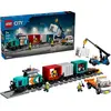 Image de LEGO Train de marchandises avec une grue et un camion (60509, LEGO City)
