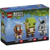 Image de LEGO BrickHeadz : les figurines de Shrek, Donkey et Gingy (40923, LEGO BrickHeadz)