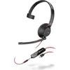 Image de HP Poly Blackwire 5210 C5210 USB C (Filaire, USB-C), Casque micro de bureau, Noir
