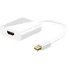 Image de MicroConnect Mini Displayport vers (HDMI, 15 cm), Adaptateur données + vidéo, Blanc