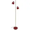 Image de Dyberg Larsen, Lampadaire, Dyberg-Larsen - Ocean Floor Lamp - Dark Red/Brass (E14)