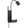 Image de Nordlux, Plafonnier, Roomi indoor, applique murale, noir (GU10)