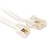 Image de MicroConnect RJ11-RJ45 3M M/M Blanc, Téléphone : accessoires