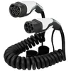 Image de Câble de charge pour voiture électrique Sinox EV Spiral Charging Cable 32A 3-5 M Noir
