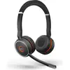 Image de Jabra Evolve 75 SE Duo inkl. Link 380 (Sans fil, USB-A), Casque micro de bureau, Noir