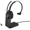 Image de Jabra Evolve2 55 MS (Sans fil, USB-A), Casque micro de bureau, Noir