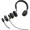 Image de Jabra EVOLVE2 40 SE USB-C UC (Filaire, USB-C, Unify), Casque micro de bureau, Noir
