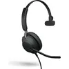 Image de Jabra EVOLVE2 40 SE USB-A UC (Filaire, USB-A), Casque micro de bureau, Noir
