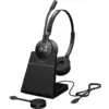 Image de Jabra Engage 55 Se Ms Stereo (Sans fil, USB-C, Les équipes Microsoft), Casque micro de bureau, Noir