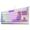 Image de Clavier gaming filaire Azerty SteelSeries Apex 3 TKL Améthyste