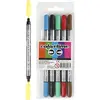 Image de Creativ Company, Écriture + dessin, Dubbelzijdige Stiften - Couleurs de base, 6pcs. (6x)
