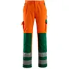 Image de Mascot, Pantalon de travail, Pantalon de sécurité "Olinda" orange/vert taille 45 (45)