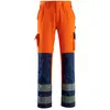 Image de Mascot, Pantalon de travail, Pantalon de sécurité Olinda EN 20471 classe 2 warnorange bleu 26 (26)