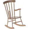 Image de Maileg Miniature Chaise Berçante - Poudre Sombre - Souris