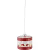 Image de Sirius, Décorations de sapin de Noël, Décoration d'arbre LED Elly tambour, rouge