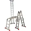 Image de Jumbo Stillads, Échelle, JUMBO universalstige 4+3 trin med platform (Échelle multifonction)