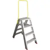 Image de Jumbo Stillads, Échelle, Jumbo Super Proff Arbejdsbuk - 4 trin. Modèle standard (Topplade 22x40 cm.). (Escabeau, 107 cm)