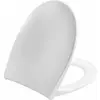 Image de Pressalit, Abattant WC, Siège WC Scandinavia Plus blanc facilement démontable avec mécanisme d'abaissement automatique