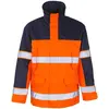 Image de Mascot, Veste de travail, Parka d'hiver haute visibilité Savona orange-marine taille M (M)