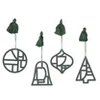 Image de Kerst decoraties Broste Copenhagen FILI X4 Groen