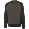 Image de Mascot, Veste de travail, 50570 Sweatshirt unisexe, polyester coton noir/gris, taille M (M)