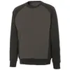 Image de Mascot, Veste de travail, 50570 Sweatshirt unisexe, polyester coton noir/gris, taille S (S)