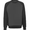 Image de Mascot, Veste de travail, 50570 Sweatshirt unisexe, polyester coton noir/gris, taille XL (XL)