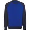 Image de Mascot, Veste de travail, 50570 Sweatshirt unisexe, polyester coton bleu marine/bleu roi, taille M (M)