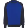 Image de Mascot, Veste de travail, 50570 Sweat-shirt unisexe, polyester coton bleu marine/bleu roi, taille XS (XS)