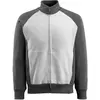 Image de Mascot, Unisexe, Pull-over, Veste sweat Amberg blanc/anthracite foncé, taille XL, Gris, Blanc, (XL)