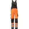 Image de Mascot, Pantalon de travail, salopette de sécurité unisexe Newcastle orange, anthracite foncé taille 68 (XS)