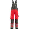 Image de Mascot, Pantalon de travail, salopette de sécurité unisexe Newcastle rouge, anthracite foncé taille 98 (98)