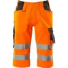 Image de Mascot, Pantalon de travail, pantalon de sécurité unisexe court Luton orange, anthracite foncé taille 44 (44)