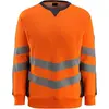 Image de Mascot, Veste de travail, T-shirt de sécurité unisexe à manches longues Wigton orange Grande 4XL (4XL)