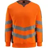 Image de Mascot, Veste de travail, T-shirt de sécurité unisexe à manches longues Wigton orange Grande 2XL (XXL)