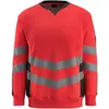 Image de Mascot, Veste de travail, T-shirt de sécurité unisexe à manches longues Wigton rouge Taille XL (3XL)